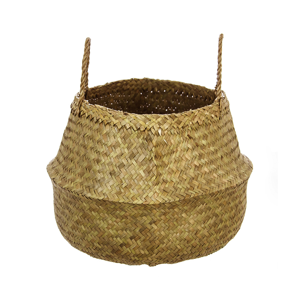 CESTA DE MIMBRE NATURAL PLEGABLE 43.5x29cm