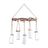 CONJUNTO 5 JARRONES COLGANTES DECORATIVOS 44,5x40.5x6cm