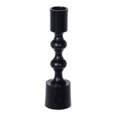 CANDELABRO VERTICAL 16cm NEGRO