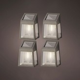 SET DE 4 APLIQUES DE PARED SOLAR LED 898174