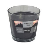 VELA PERFUMADA EN VASO DE CRISTAL SÁNDALO 150g. MAGIC LIGHTS