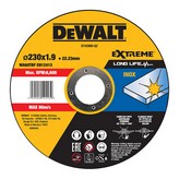 DISCO DE CORTE RAPIDO INOXIDABLE CON GRANO PROFESIONAL Ø230x1,9x22,23mm DT43909-QZ DEWALT