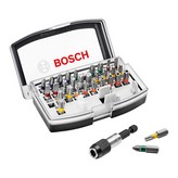 SET DE 32 PUNTAS DE ATORNILLAR, PH, PZ, H, T Y SOPORTE UNIVERSAL DE CAMBIO RÁPIDO 2607017319 BOSCH