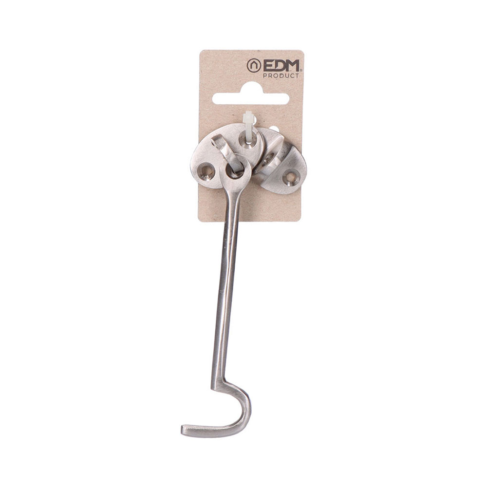 ALDABILLA BARCO 125mm LATON NIQUEL MATE EN CARTÓN COLGANTE EDM - Ítem