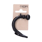 COLGADOR BASE LANZA H° NEGRO EDM