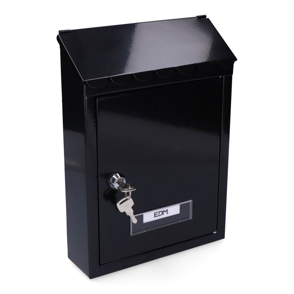 BUZON DE ACERO MODELO STANDARD NEGRO. EDM - Ítem