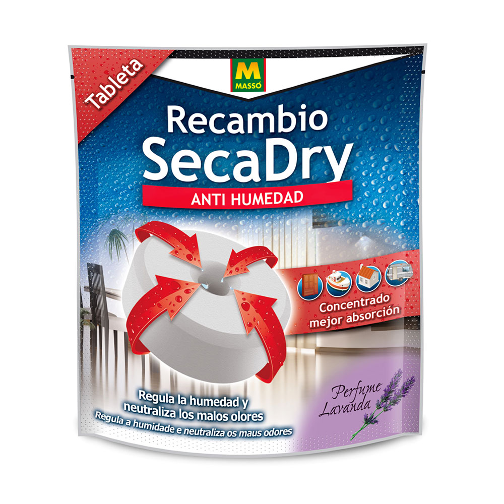 SECADRY RECAMBIO EN TABLETA 450g 231485 MASSO