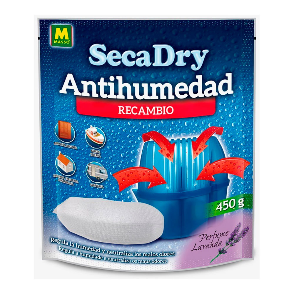 RECAMBIO SECADRY ANTIHUMEDAD 450g 230010 MASSO