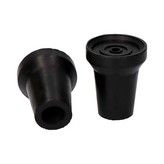 CONTERA EXTERIOR GOMA PARA MULETA Ø19mm NEGRA