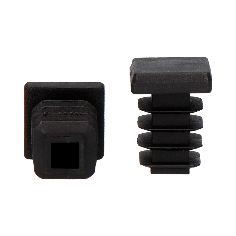 CONTERA INTERIOR CUADRADA CON ALETA 12x12mm NEGRO - Ítem