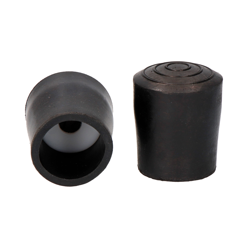 CONTERA PARA ANDADORES NEGRA CON ARANDELA Ø25mm - Ítem