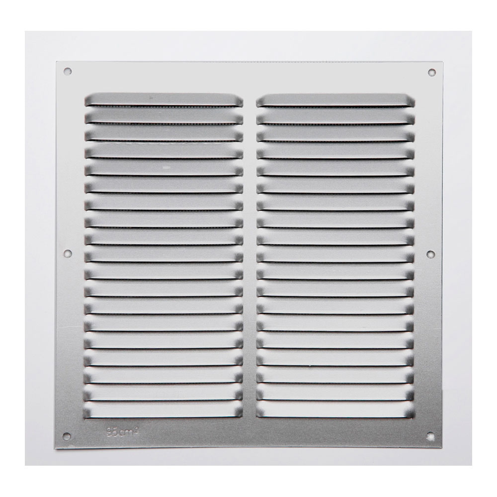 REJILLA S/BORDE DE ALUMINIO 0.6 NATURAL 200x200mm - Ítem