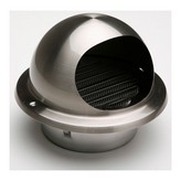 REJILLA DE VENTILACIÓN INOX COPA EMPOTRABLE Ø120-138mm