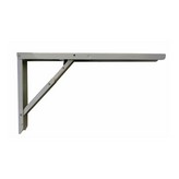 ESCUADRA DE ACERO PLEGABLE ABAT-TABLE PLATA 30x52cm