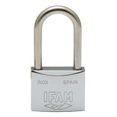 CANDADO INOXIDABLE 40AL 40mm CON 2 LLAVES. ARCO LARGO. IFAM
