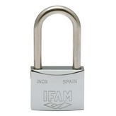 CANDADO INOXIDABLE 40AL 40mm CON 2 LLAVES. ARCO LARGO. IFAM