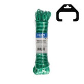 MADEJA PLASTICO REVESTIDO PVC TENDEDERO 15M VERDE EDM