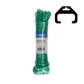 MADEJA PLASTICO REVESTIDO PVC TENDEDERO 25M VERDE EDM