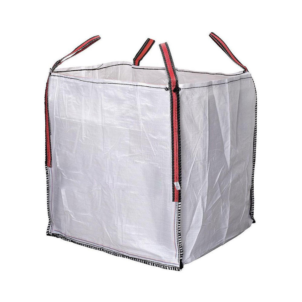 BIG BAG SACO DE ESCOMBROS 90x90x90cm COLOR BLANCO AGUANTA HASTA 1000kg