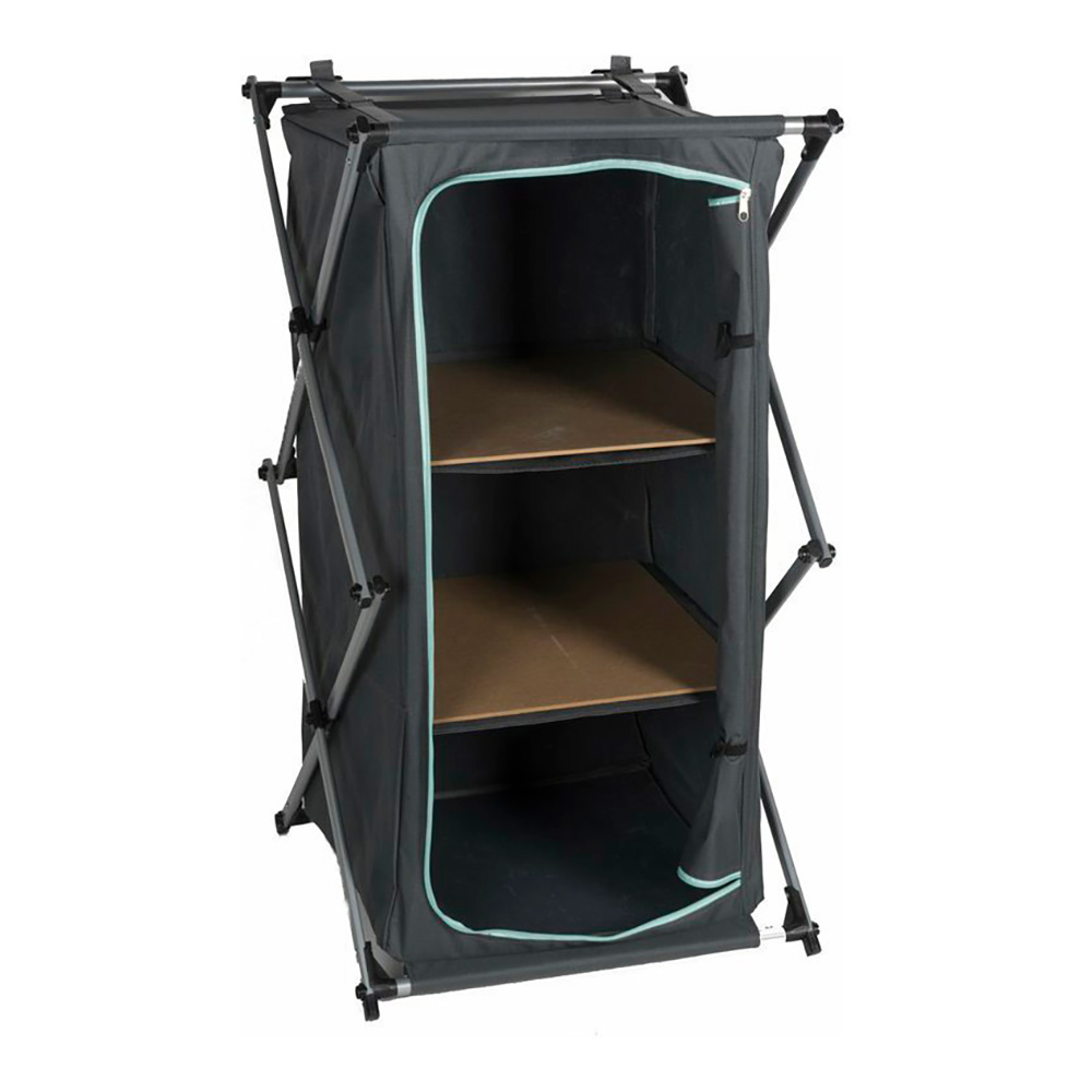 ARMARIO PARA CAMPING CON 2 ESTANTERIAS 53x49x95cm. CAMP ACTIVE - Ítem
