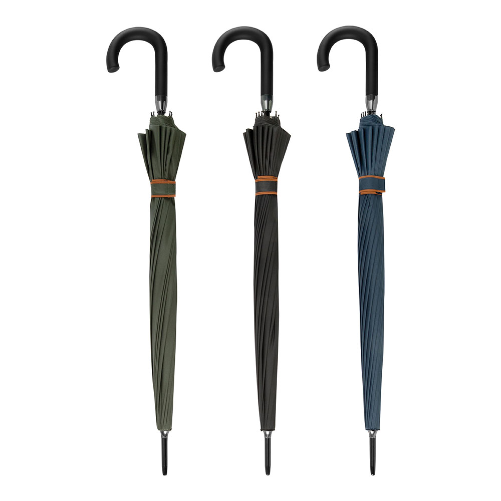 PARAGUAS AUTOMÁTICO EJE METAL 16 VARILLAS Ø110cm PUÑO PLASTICO CLIMA COLORES / MODELOS SURTIDOS - Ítem