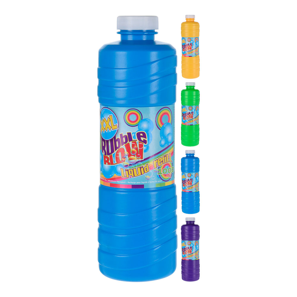 BOTELLA DE JABON RECAMBIO PARA BURBUJAS 1L COLORES / MODELOS SURTIDOS