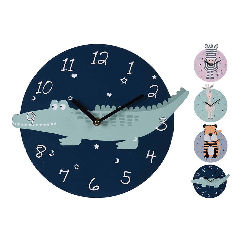 RELOJ PARED Ø26cm INFANTIL MODELOS SURTIDOS