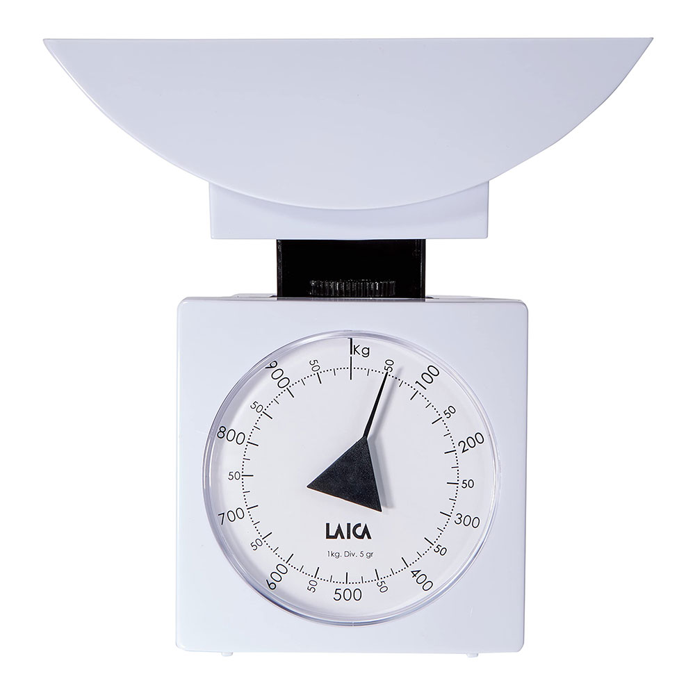 BALANZA MECÁNICA CON BOL BLANCA 1kg KS711 LAICA - Ítem