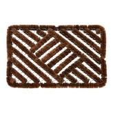 FELPUDO COCOS CON MARCO DE METAL 60x40cm ESPECIAL EXTERIOR