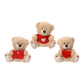 OSITO DE PELUCHE ESPECIAL SAN VALENTIN DE 15cm MODELOS SURTIDOS 808762