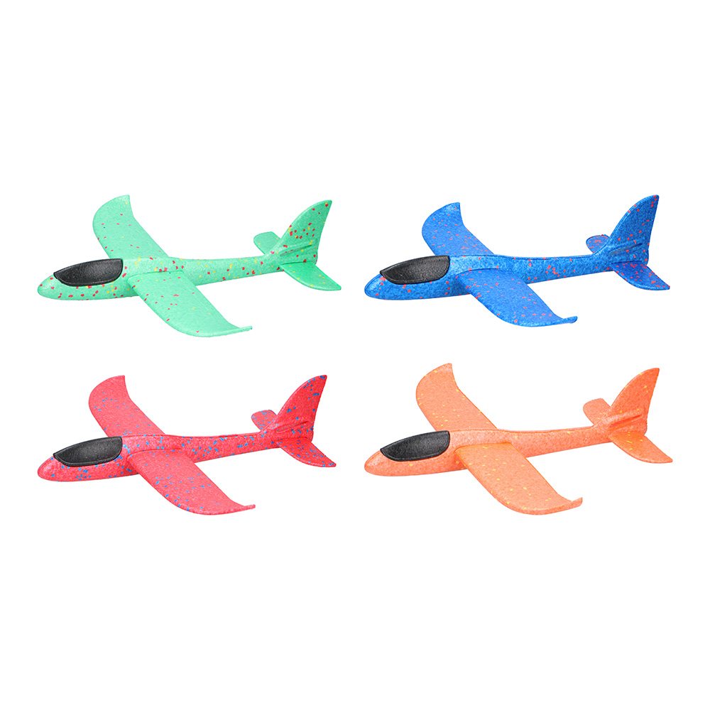 AVION PLANEADOR DE POREXPAN 47x39x12cm COLORES SURTIDOS