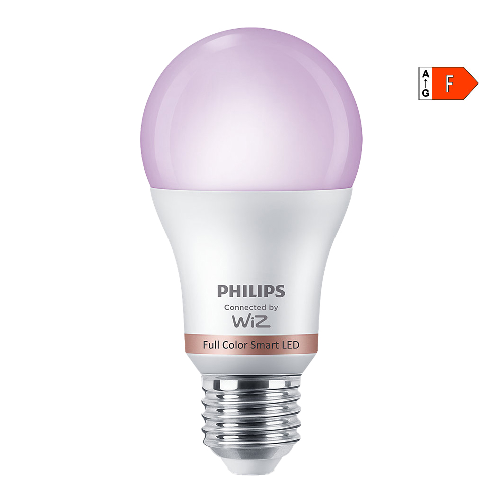 BOMBILLA LED STANDARD E27 8,5W FULL COLORS WIFI WIZ PHILIPS