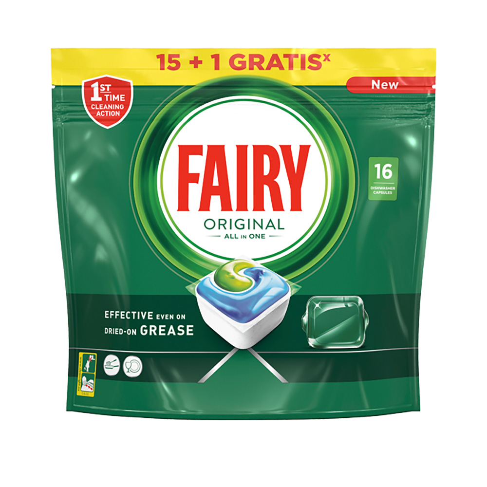 FAIRY LAVAVAJILLAS PACK 15+1 ORIGINAL CAPSULAS