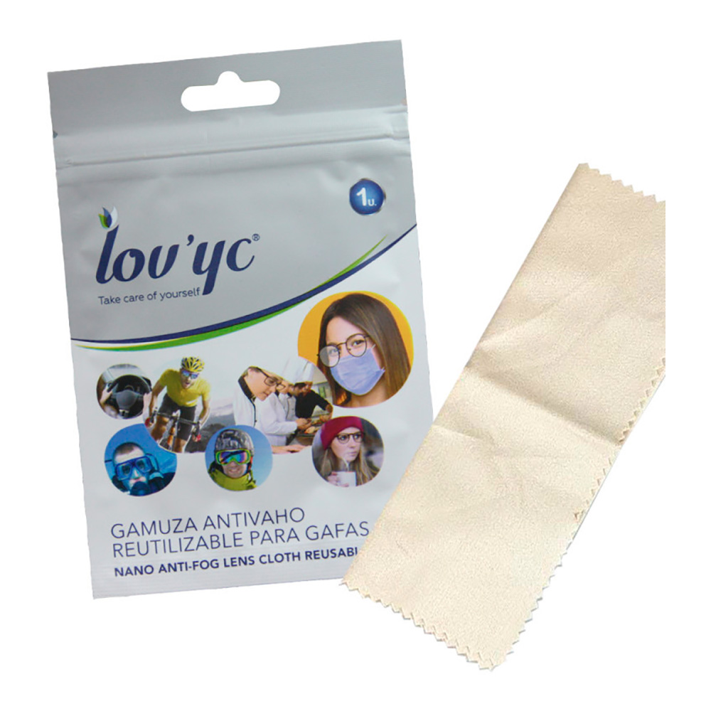 GAMUZA ANTIVAHO REUTILITZABLE 200 USOS PARA GAFAS LOV'YC