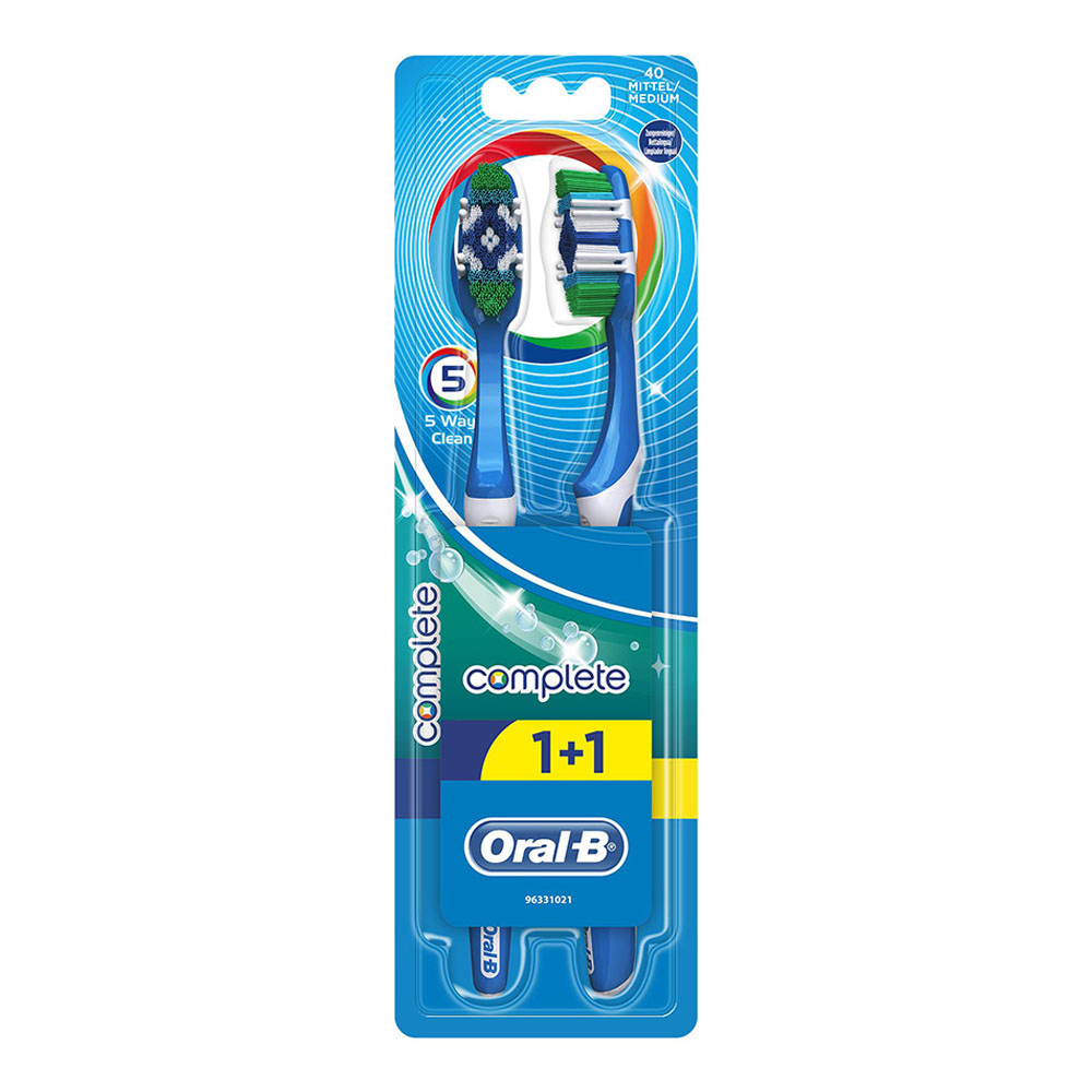 ORAL B CEPILLO COMPLETE 5 WAYS 2 unid. COLORES / MODELOS SURTIDOS