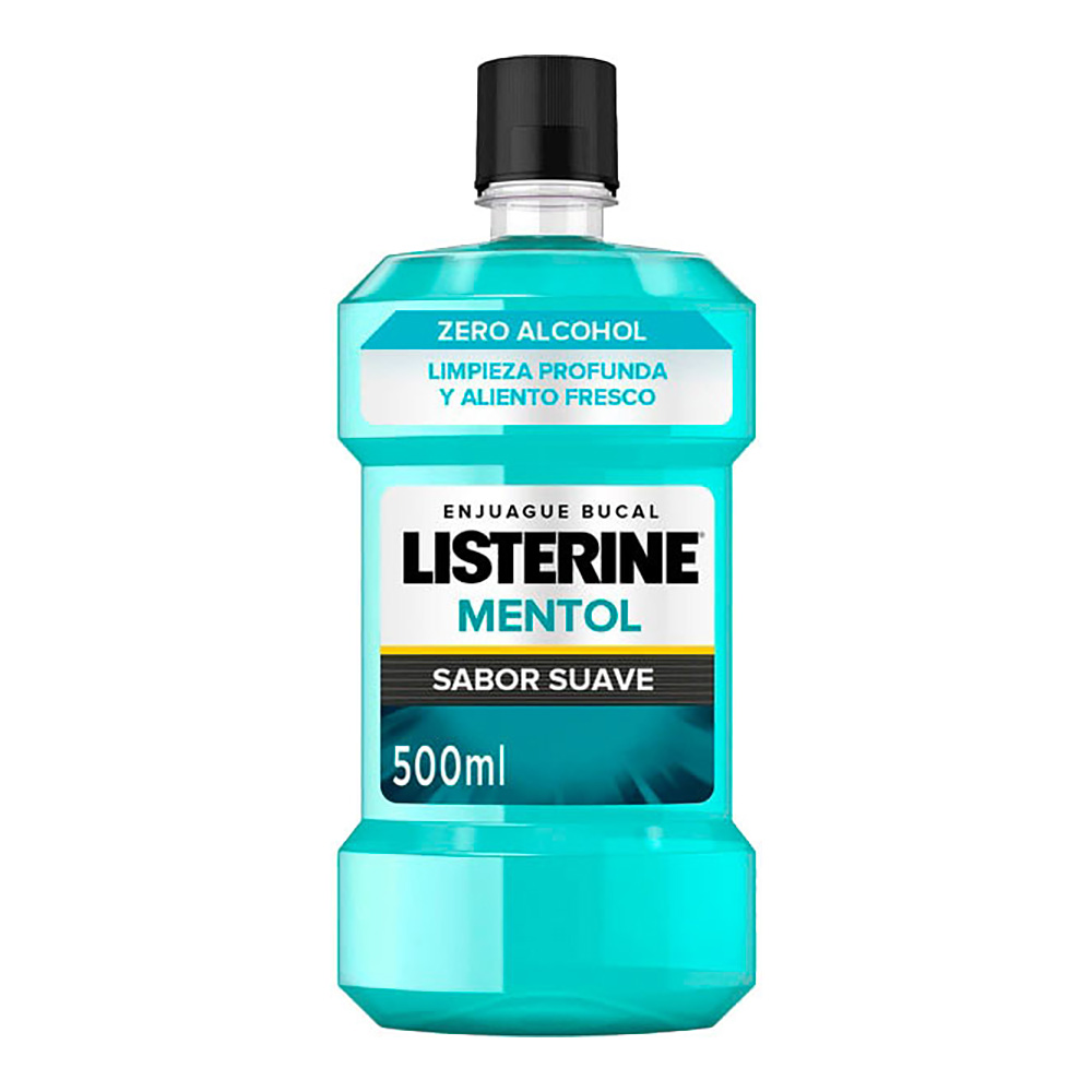 ENJUAGUE LISTERINE 500ml ZERO MENTOL (SABOR SUAVE) - Ítem