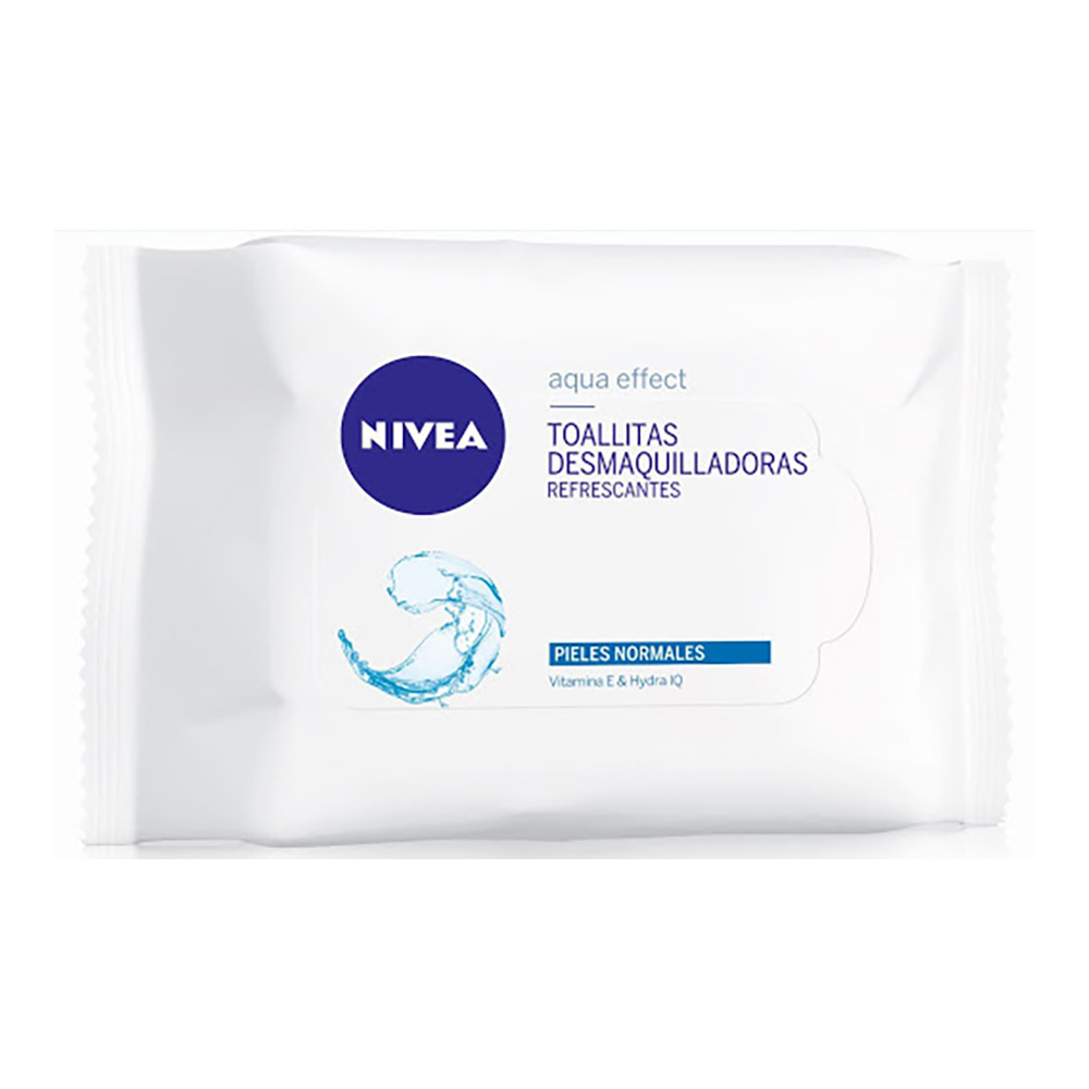 TOALLITAS DESMAQUILLANTES NIVEA 'PIEL NORMAL Y MIXTA' 40 unid.