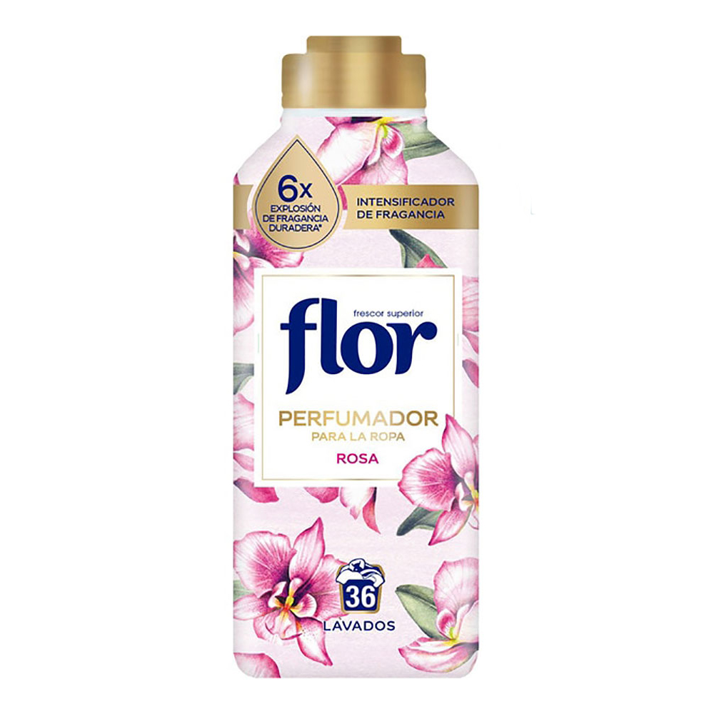 SUAVIZANTE PERFUMADOR ROSA 720ml 36 LAVADOS FLOR