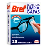 LIMPIAGAFAS BREF TOALLITAS 20 unid. (SOBRES INDIVIDUALES)