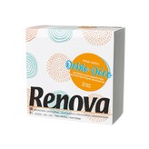 SERVILLETAS DE PAPEL RENOVA DOBLE DECO 60 unid. 33x33cm