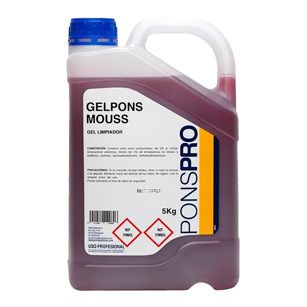 JABÓN MANOS GELPONS MOUSS ROSA 5L (PROFESIONAL)