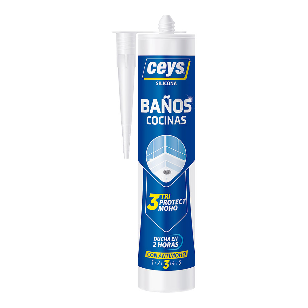 CEYS TRIPROTECT COCINA/BAÑO TRANSPARENTE CARTUCHO 505531 - Ítem