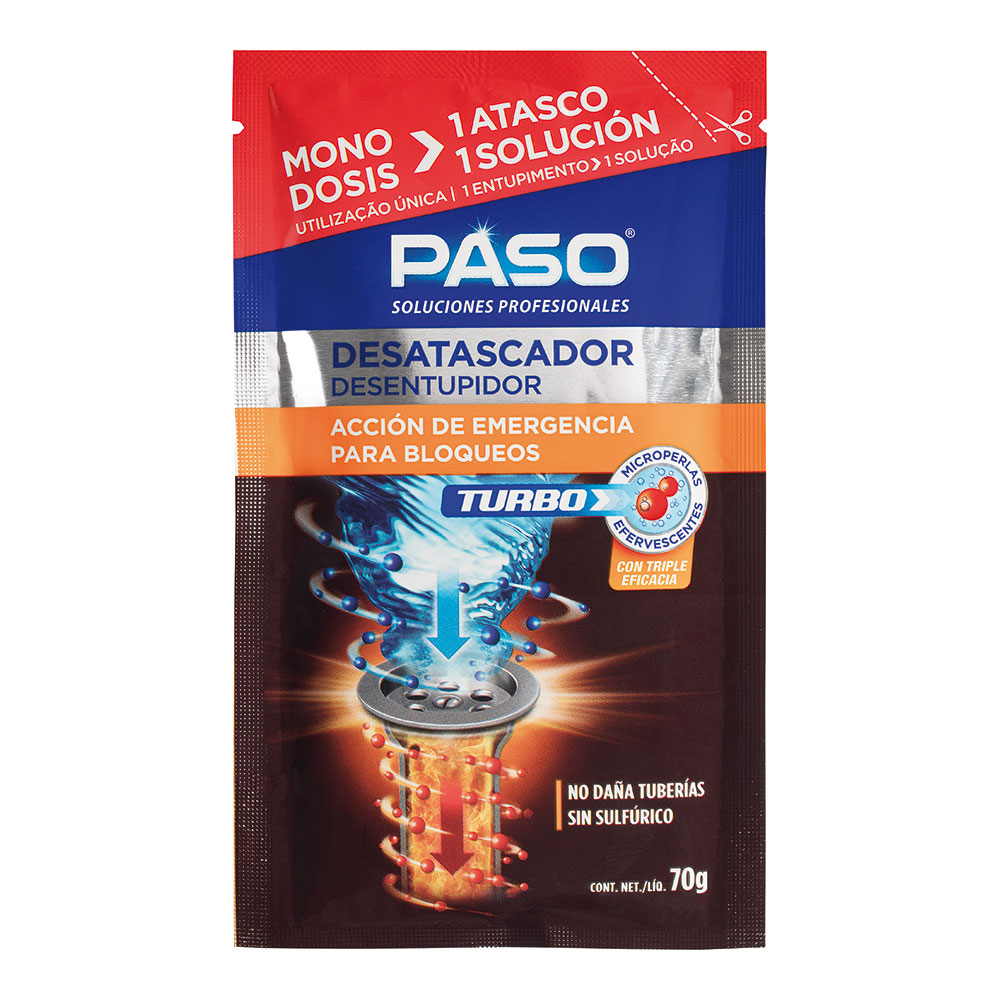 PASO DESATASCADOR TURBO MONODOSIS 70g 705020 - Ítem