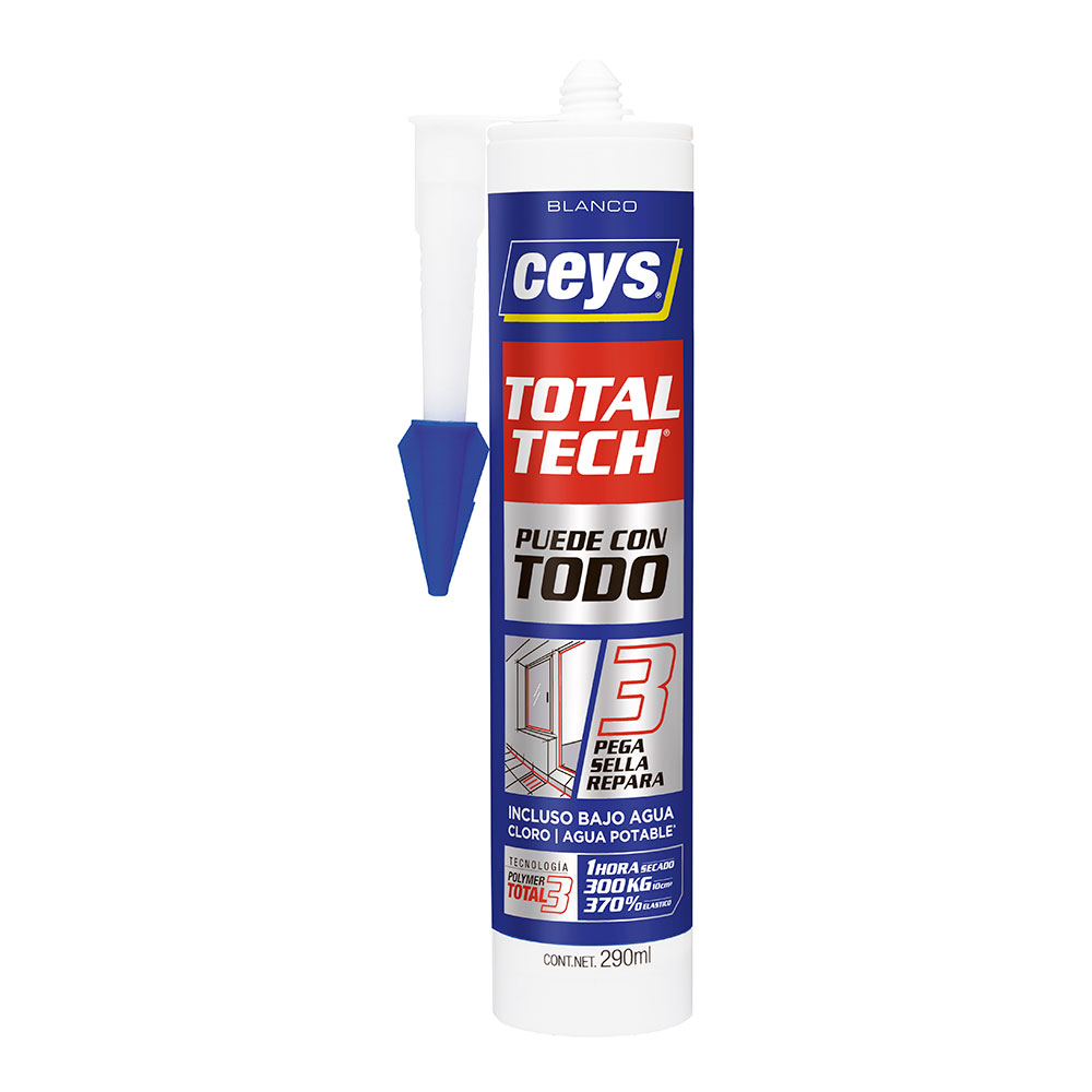 CEYS TOTAL TECH BLANCO CARTUCHO 290ml 507216