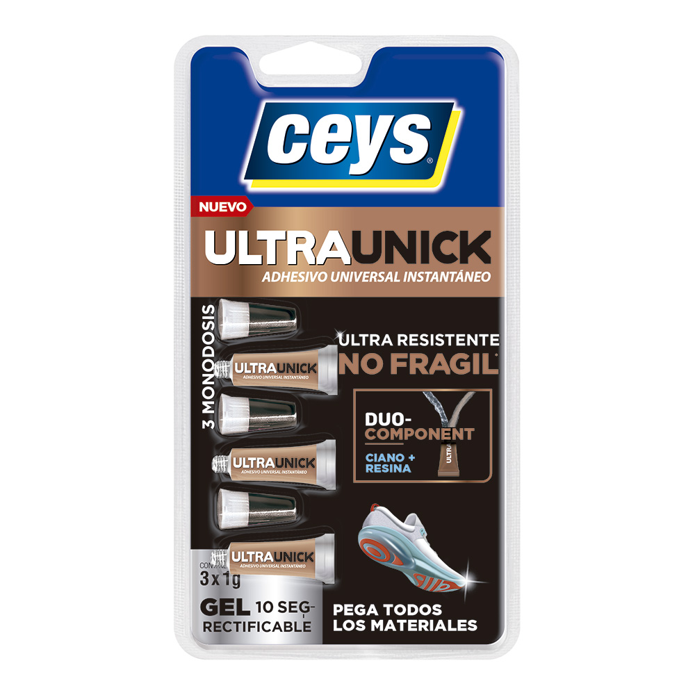 CEYS ULTRAUNICK PODER EXTREMO GEL 3 MONODOSIS 1g 504223 - Ítem