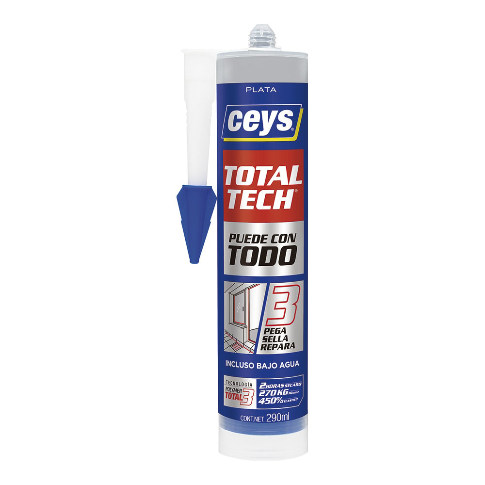 CEYS TOTAL TECH PLATA CARTUCHO 290ml 507126