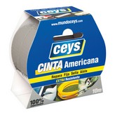 CEYS CINTA AMERICANA PLATA ROLLO 10m x 50mm 507602