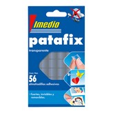 PATAFIX ALMOHADILLA ADHESIVA TRANSPARENTE REMOVIBLE 56 unid. 7001471 IMEDIO