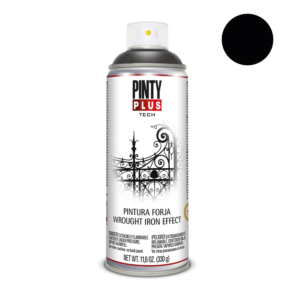 PINTURA EN SPRAY PINTYPLUS TECH PINTURA FORJA 520cc NEGRO FJ104