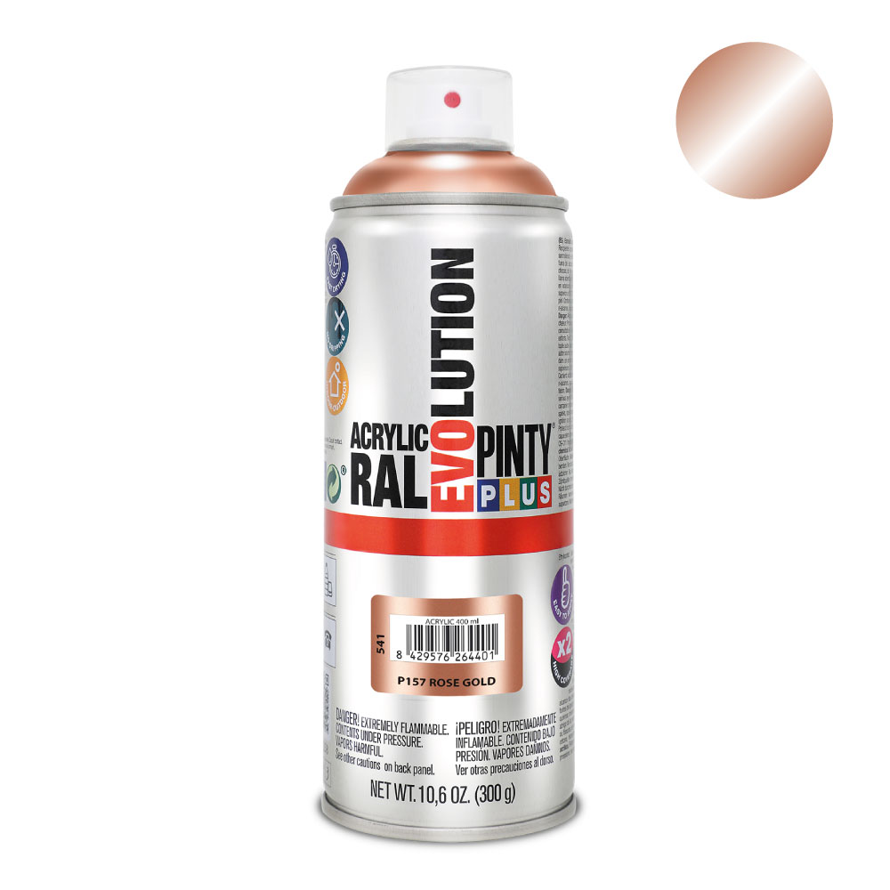 PINTURA EN SPRAY PINTYPLUS EVOLUTION 520cc ROSE GOLD P157